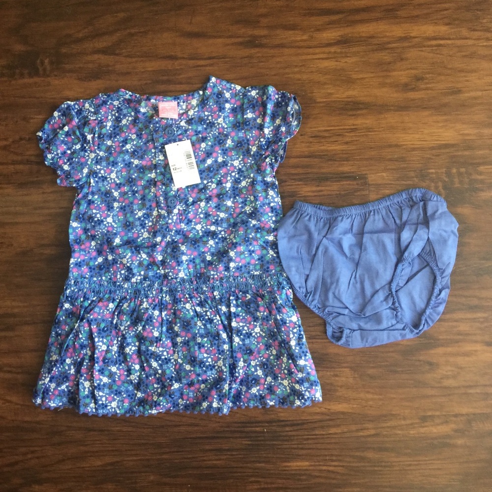 Children’s Place Girls Floral Dress Sizes 6-9M 12M